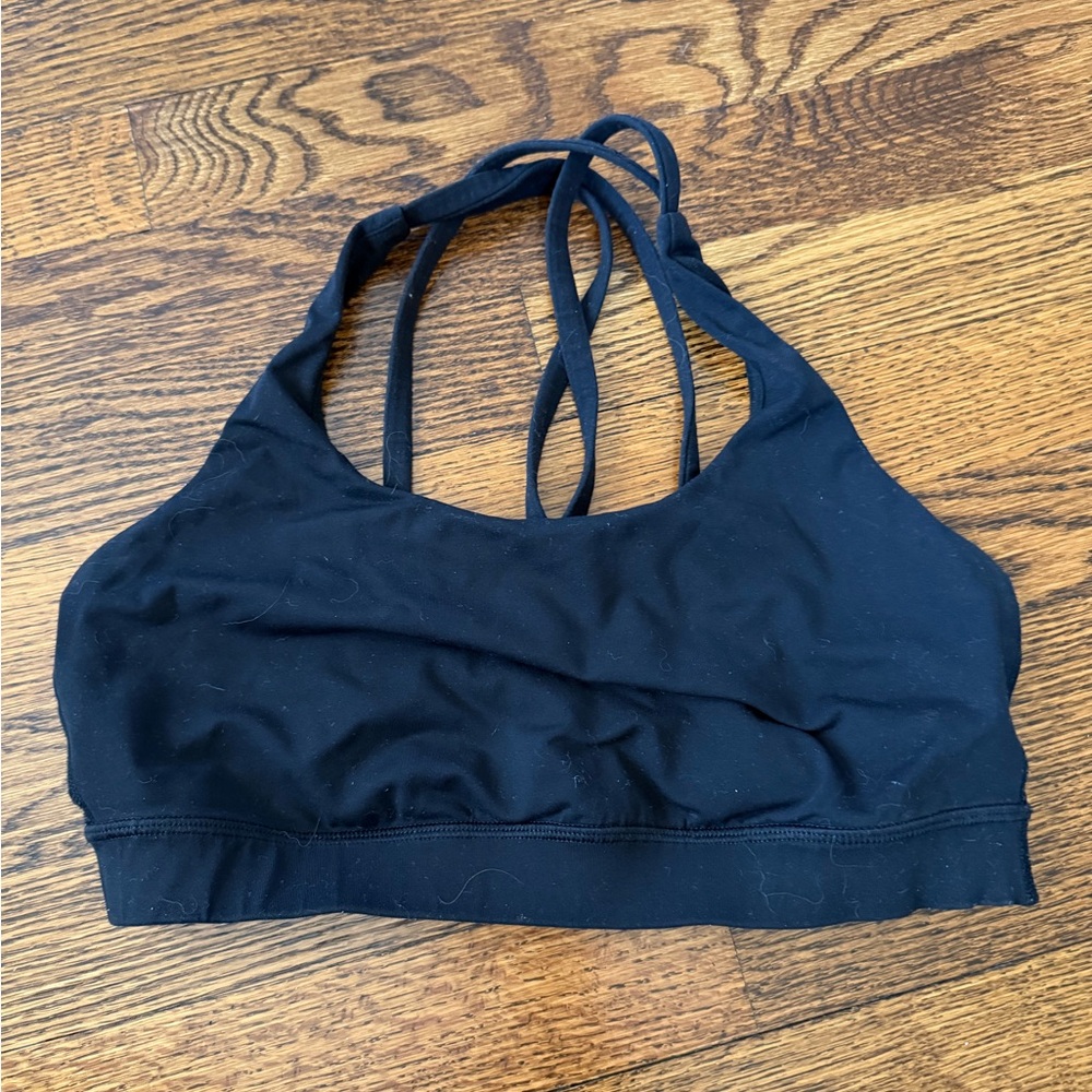 lululemon athletica Black Strappy Sports Bra - Double Strap Back